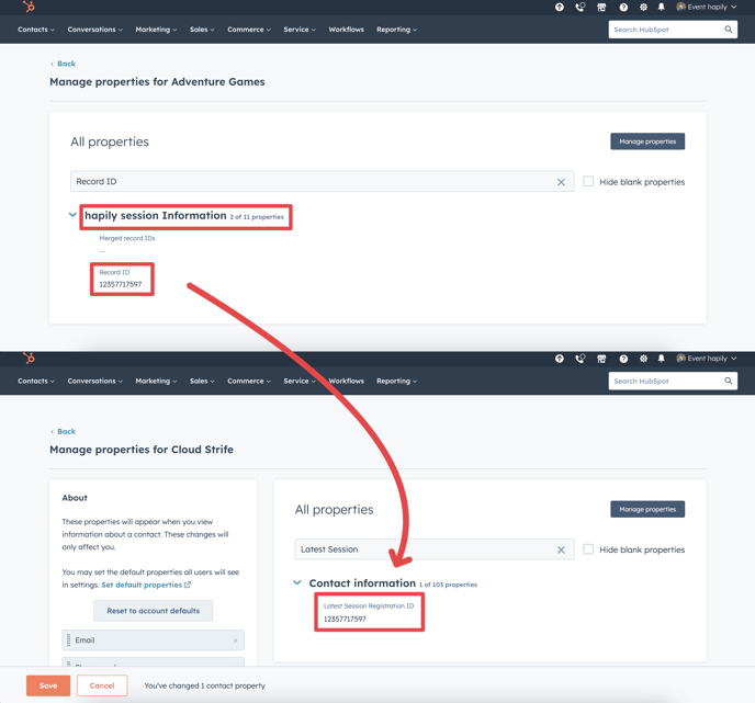 How to register a contact for an event in HubSpot