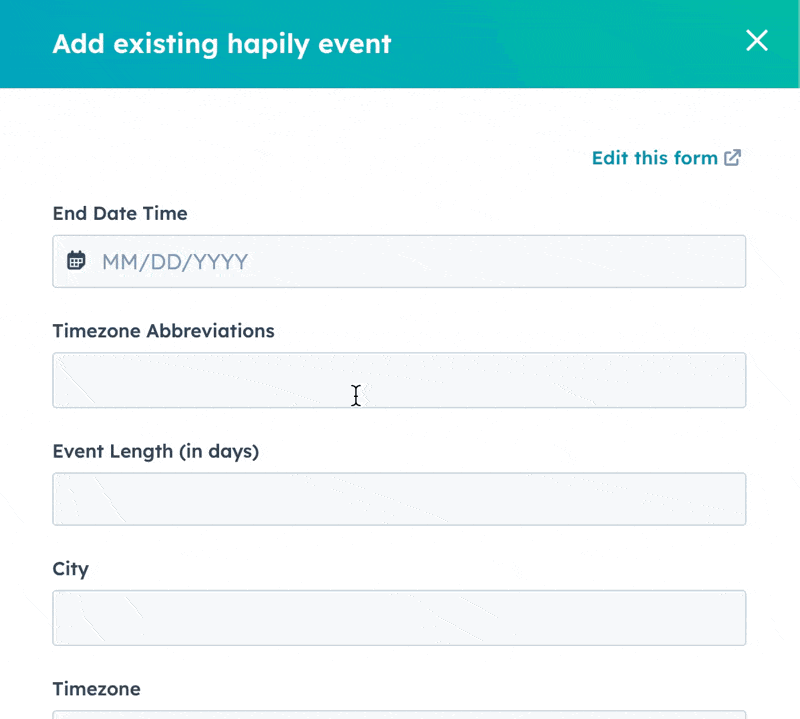 How to manage events in HubSpot