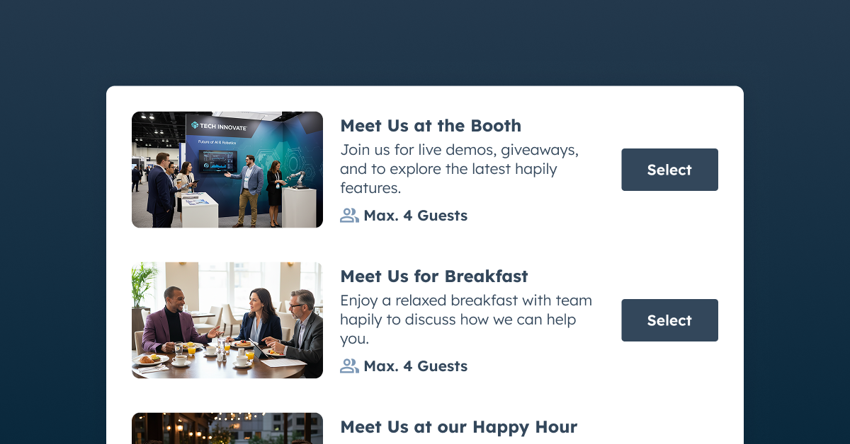 A Bigger Booth Won't Fill Your Calendar: Using Event Meetings to Close More Deals